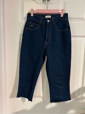NWOT ATTICO Blanco high rise crop jeans size 40/ 4 US